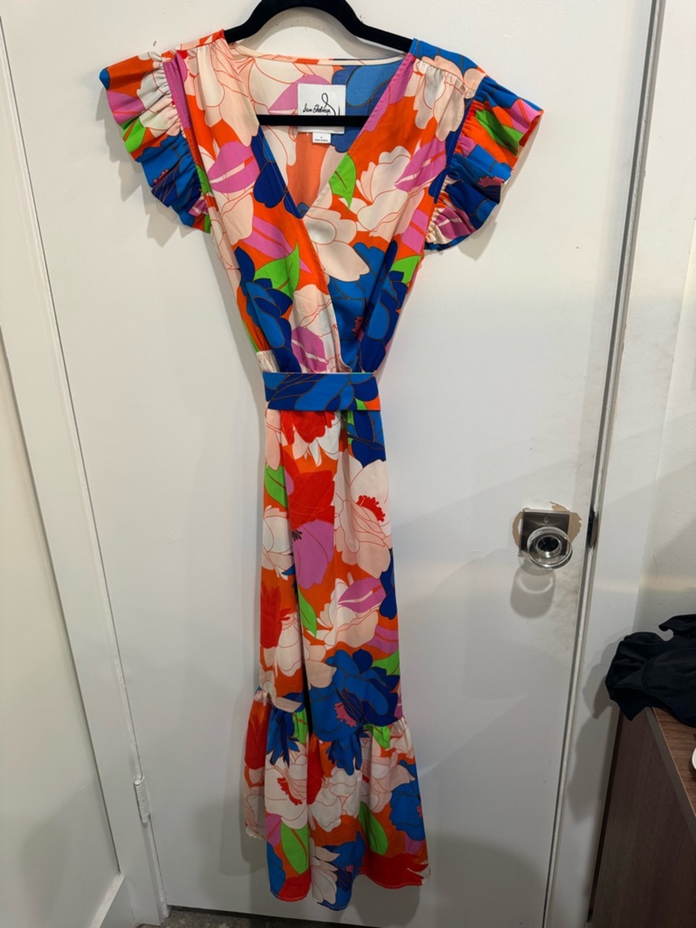Sam Edelman Multicolor Floral Wrap Maxi Dress